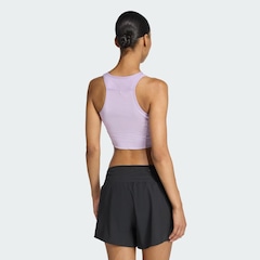 Top Feminino adidas Adizero com bolso para gel Crop - Foto 3