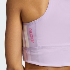 Top Feminino adidas Adizero com bolso para gel Crop - Foto 6