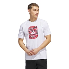 Camiseta Adidas M/C Camo Shape Graphic Masculina - Foto 1