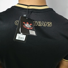 Camisa do Corinthians Símbolo Gold Bordado Coimbra Masculina - Foto 6