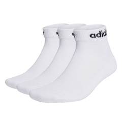 Kit 3 Pares de Meia Cano Médio adidas Linear Unissex - Foto 1