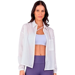 Jaqueta Alto Giro Camisa Oversized Feminina - Foto 3