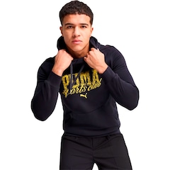 Blusão Masculino Puma Class Hoodie New Navy com Capuz - Foto 3