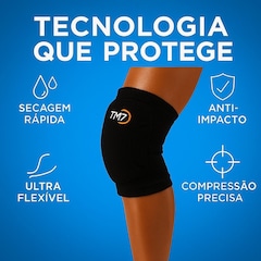 Joelheira de Volei TM7 Pro Light - Foto 3