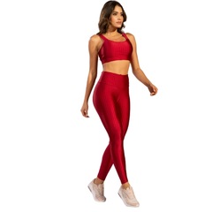 Conjunto Top e Calça New Zig 3D Fitness Vekyo Alta Compressão Feminina - Foto 3