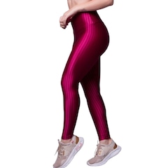 Calça Legging Plus Size New Zig 3D Vekyo Cós Alto Feminina - Foto 3