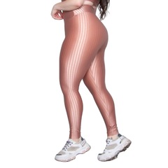 Calça Legging Plus Size New Zig 3D Vekyo Cós Alto Feminina - Foto 3