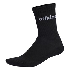 Kit 3 Pares de Meias Adidas Linear Crew Cano Alto Unissex - Foto 2