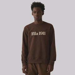 Blusão de Moletom Masculino Fila Comfort Letter III - Foto 1