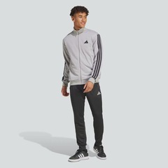 Agasalho Masculino adidas 3 Stripes sem Capuz - Foto 1