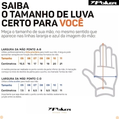 Luva Goleiro futsal Poker Infinity Training Infantil - Foto 4