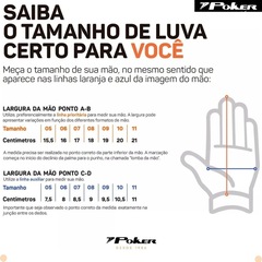 Luva Goleiro futsal Poker Infinity Training Infantil - Foto 4