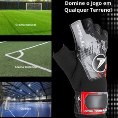 Luva Goleiro futsal Poker Infinity Training Infantil - Foto 6