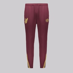 Calça do Athletico Paranaense Umbro Treino 2025 Bordô Masculina - Foto 1
