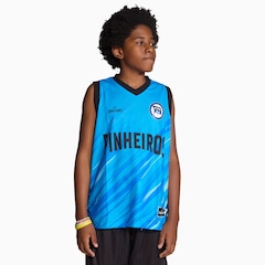 Camiseta Regata Infantil Spalding Pinheiros Fan Base ECP Warm Up 24/25 - Foto 1