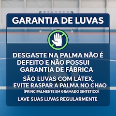 Luva de Goleiro Infantil Futsal Poker Infinity Training - Foto 7