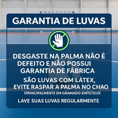 Luva de Goleiro Infantil Futsal Poker Infinity Training - Foto 7