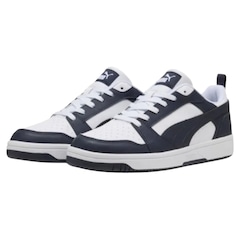 Kit Tênis Masculino Puma Rebound V6 Low Original + Meia - Foto 2