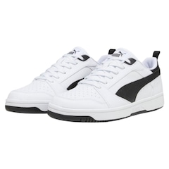 Kit Tênis Masculino Puma Rebound V6 Low Original + Meia - Foto 1