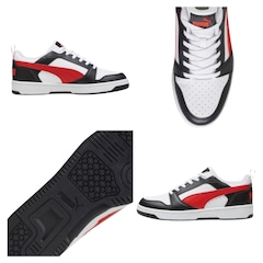 Kit Tênis Masculino Puma Rebound V6 Low Original + Meia - Foto 6