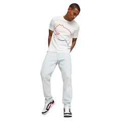 Kit Tênis Masculino Puma Rebound V6 Low Original + Meia - Foto 8