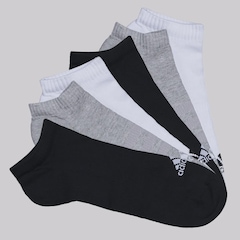 Kit 6 Pares de Meia Cano Baixo adidas SPW Low Unissex - Foto 1