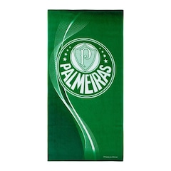 Toalha de Banho Palmeiras Buettner Veludo 70X140 - Foto 1