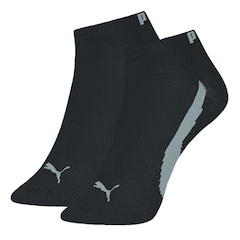 Meia Cano Curto Puma Logo - 3 Pares - Masculina - Foto 2
