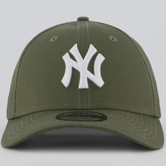 Boné Adulto New Era MLB New York Yankees 940 Escudo Aba Curva - Foto 2