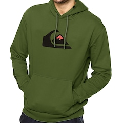 Blusão de Moletom Masculino Quiksilver com Capuz Comp Logo 2.0 - Foto 3