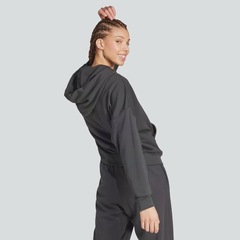 Blusão de Moletom Feminino adidas com Capuz Big Logo - Foto 2