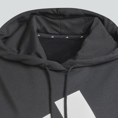 Blusão de Moletom Feminino adidas com Capuz Big Logo - Foto 3