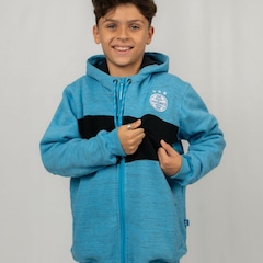 Blusão de Moletom Gremio Oficial Escudo Bordado Surf Center Infantil - Foto 3