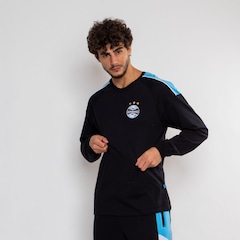 Camiseta Manga Longa Grêmio Escudo Bordado Surf Center Masculina - Foto 7