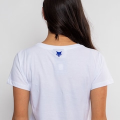 Camiseta Baby Look Oficial Cruzeiro Classic Sintetico Surf Center - Foto 8