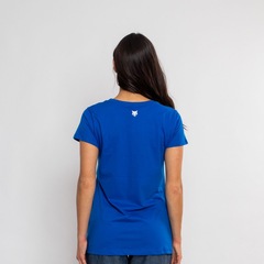 Camiseta Baby Look Oficial Cruzeiro Classic Sintetico Surf Center - Foto 2