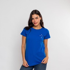 Camiseta Baby Look Oficial Cruzeiro Classic Sintetico Surf Center - Foto 8