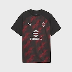 Camisa Ac Milan Pré Jogo Infantil Puma - Foto 1