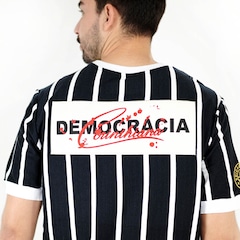 Camiseta Masculina Coimbra Corinthians Retrô Listrado - Foto 5