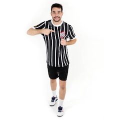 Camiseta Masculina Coimbra Corinthians Retrô Listrado - Foto 6