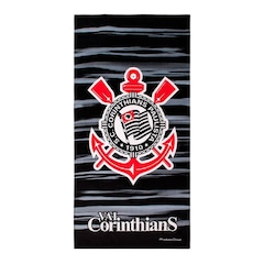 Toalha de Banho Corinthians Buettner Veludo 70X140 - Foto 1