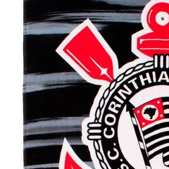Toalha de Banho Corinthians Buettner Veludo 70X140 - Foto 3