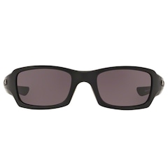 Óculos de Sol Unissex Oakley Fives Squared Matte Black Warn Grey - Foto 3