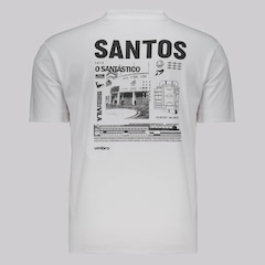 Camisa do Santos Umbro Concentração 2025 Masculina - Foto 2