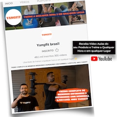 Halter Ajustável com Barra Anilha Kettlebell Yangfit 50kg - Foto 2