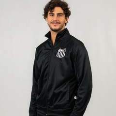 Agasalho de Moletom do Santos Oficial Esportivo Sintético Surf Center Masculino - Foto 5
