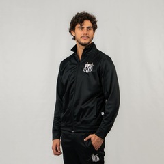 Agasalho de Moletom do Santos Oficial Esportivo Sintético Surf Center Masculino - Foto 6