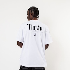 Camiseta do Corinthians Oficial Oversized SCCP Surf Center Masculina - Foto 8