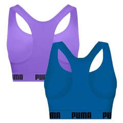 Top Puma Nadador sem Costura - 2 Unidades - Feminino - Foto 2