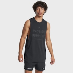 Camiseta Regata Under Armour Project Rock Passion Masculina - Foto 1